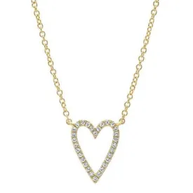 0.10ctw Diamond Heart Necklace