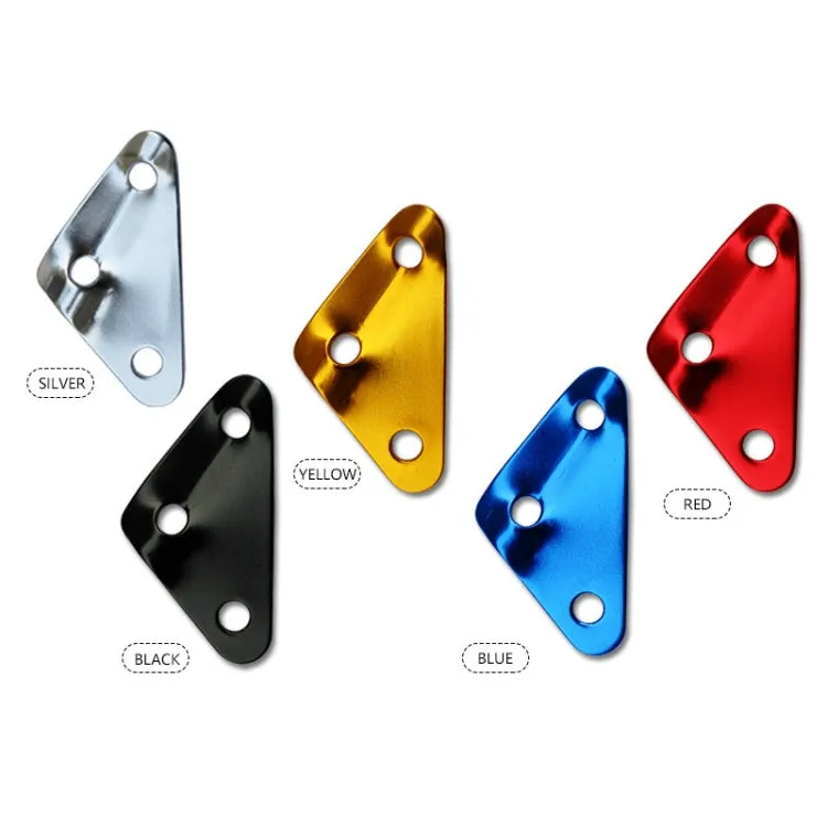 3 PCS Triangle Aluminum Alloy Wind Rope Buckle Adjustment Buckle Tent Canopy Pull Rope Slip Rope Buckle Accessories(Red)