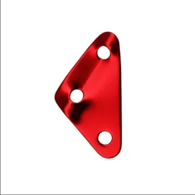 3 PCS Triangle Aluminum Alloy Wind Rope Buckle Adjustment Buckle Tent Canopy Pull Rope Slip Rope Buckle Accessories(Red)