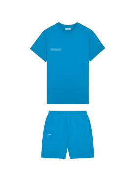 365 T-shirt and Shorts Bundle—Geyser Blue