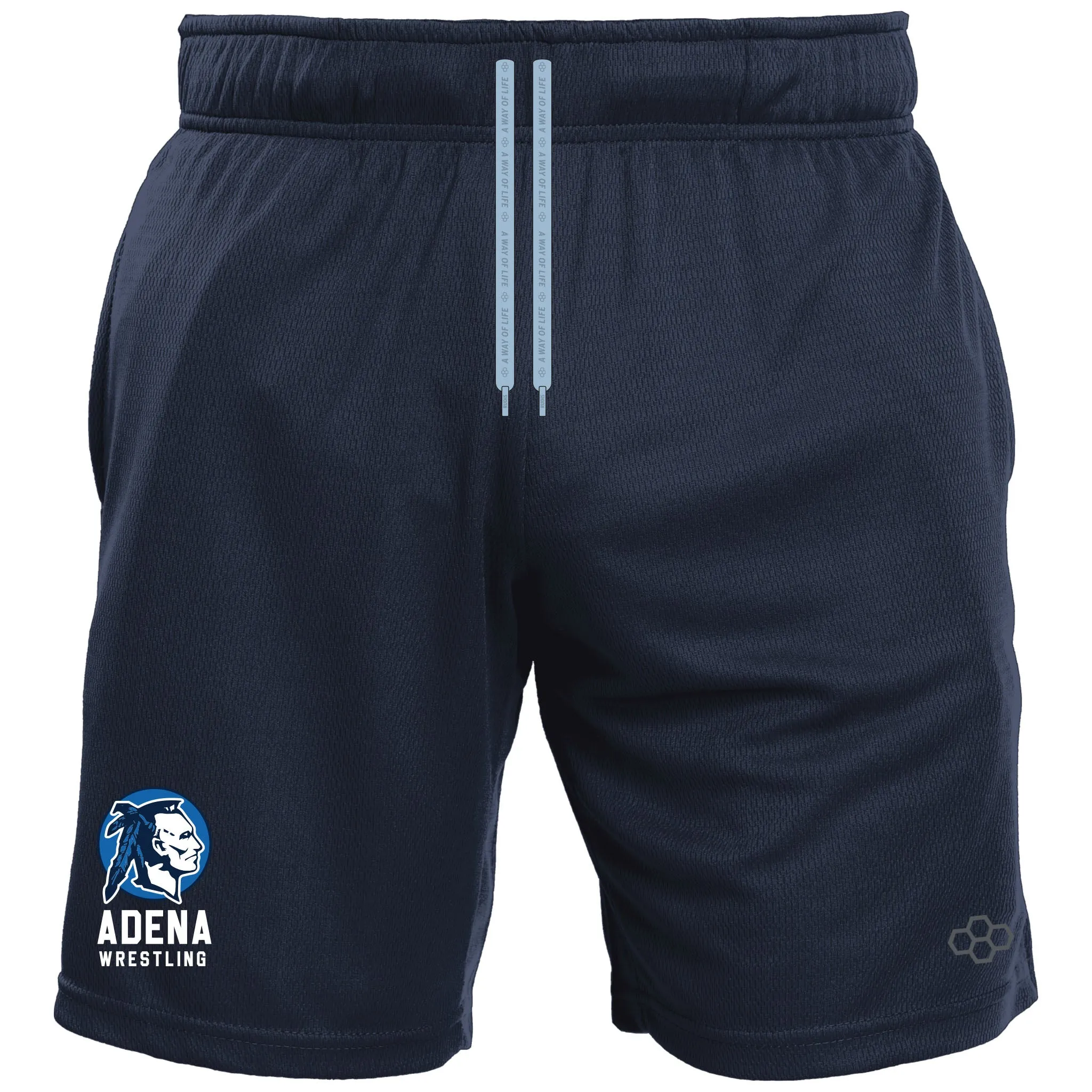 8" Mesh Shorts-Unisex--Adena Team Store