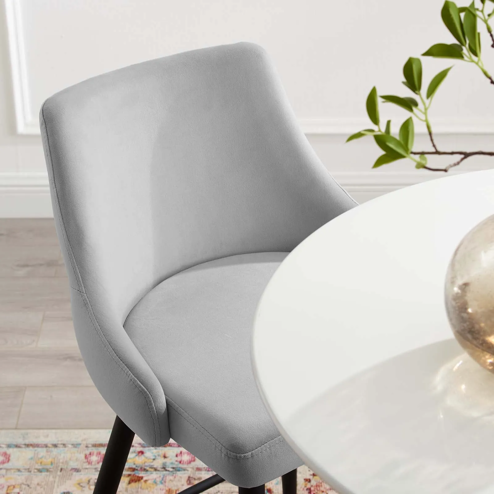 Adorn Performance Velvet Bar Stool by Modway