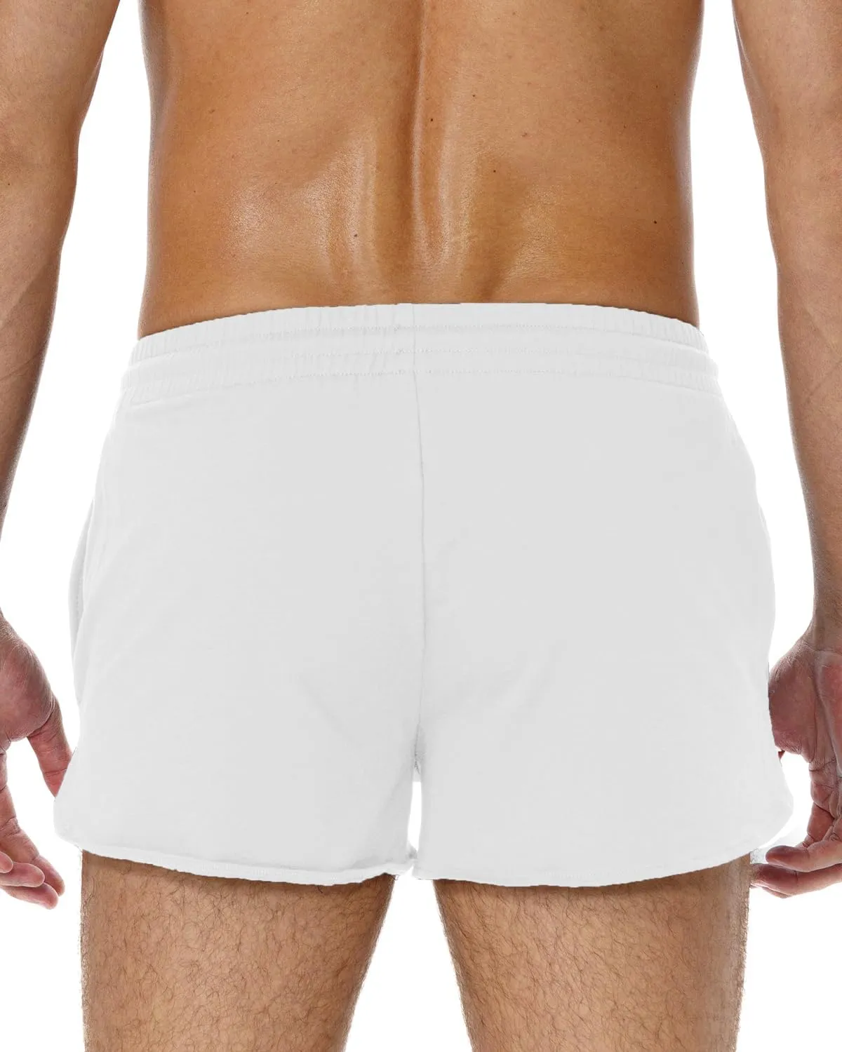 AIMPACT Men's Athletic Shorts Bodybuilding Workout Cotton Gym Shorts with Pockets