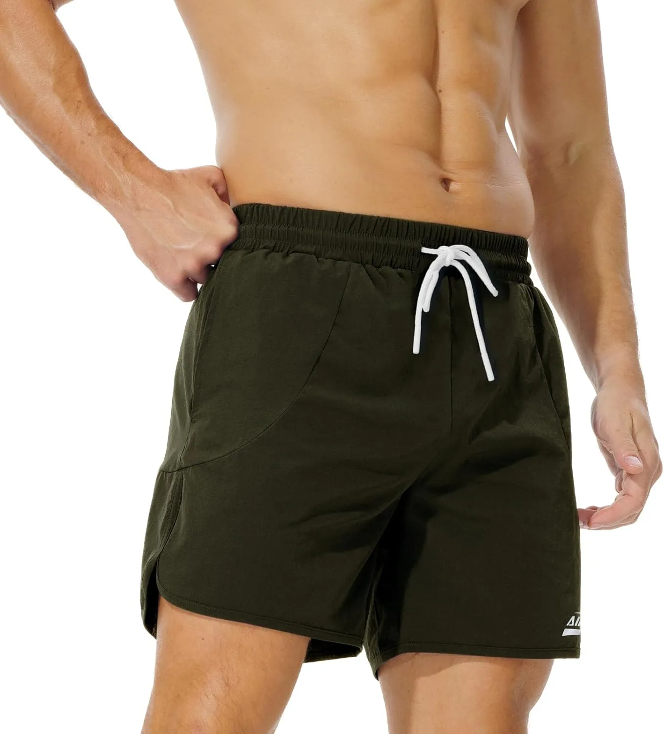 AIMPACT Men's Workout Shorts 5'' Lightweight Quick Dry Running Sports Athletic Gym Shorts with Pockets