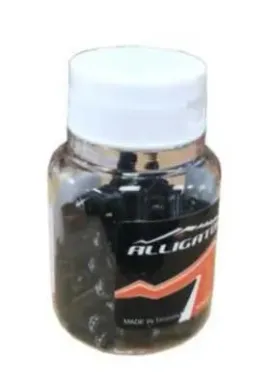 Alligator Plastic Ferrule Cable Housing End Caps (Black)