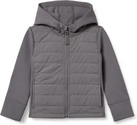 Amazon Essentials Girls and Toddlers' Hooded Full-Zip Active Jacket