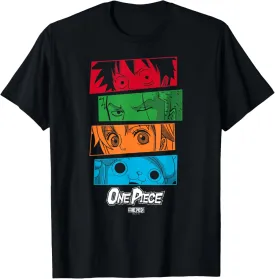 Anime Straw Hat Crew Character Eyes T-Shirt