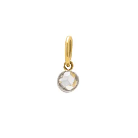 Antique 18ct Gold Rose Cut Diamond Charm