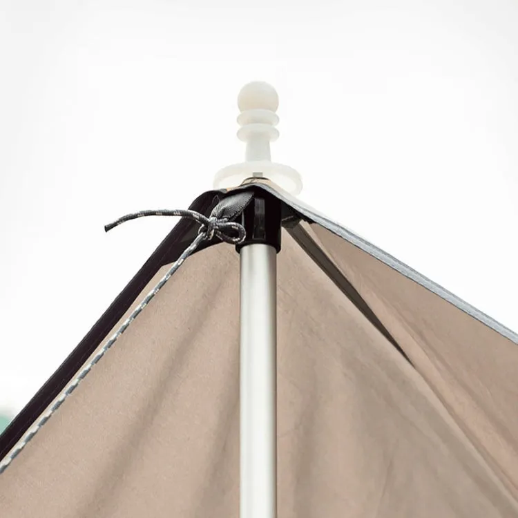 AOTU AT6525 Outdoor Camping Canopy Pole Thunder Cap Tent Support Pole Insulated Plastic Protective Hat, Color: Army Green