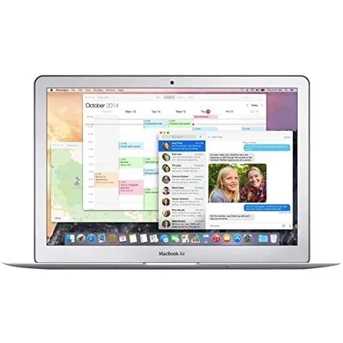 Apple MacBook Air 11.6-Inch Core i5 1.6GHz 4GB RAM 128GB SSD Storage Early 2015 (Silver)