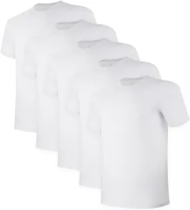 BAMBOO COOL Men's Undershirt Moisture-Wicking T-Shirts Stretch Crewneck Soft Tees for Men,3 Pack
