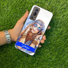 Bindass Babe Customize Glass Case Cover For Vivo