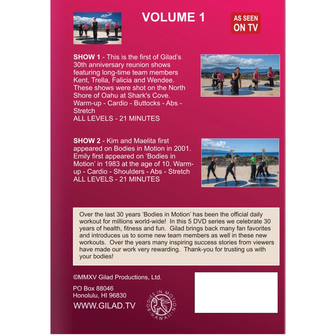 Bodies in Motion 30th Anniversary Volume  No 1