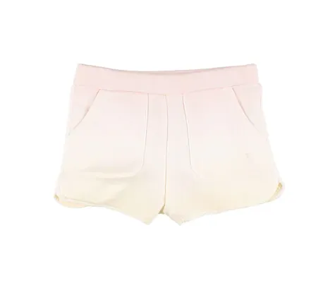 Bonpoint Girl Pink and Yellow shorts with Cherry logo