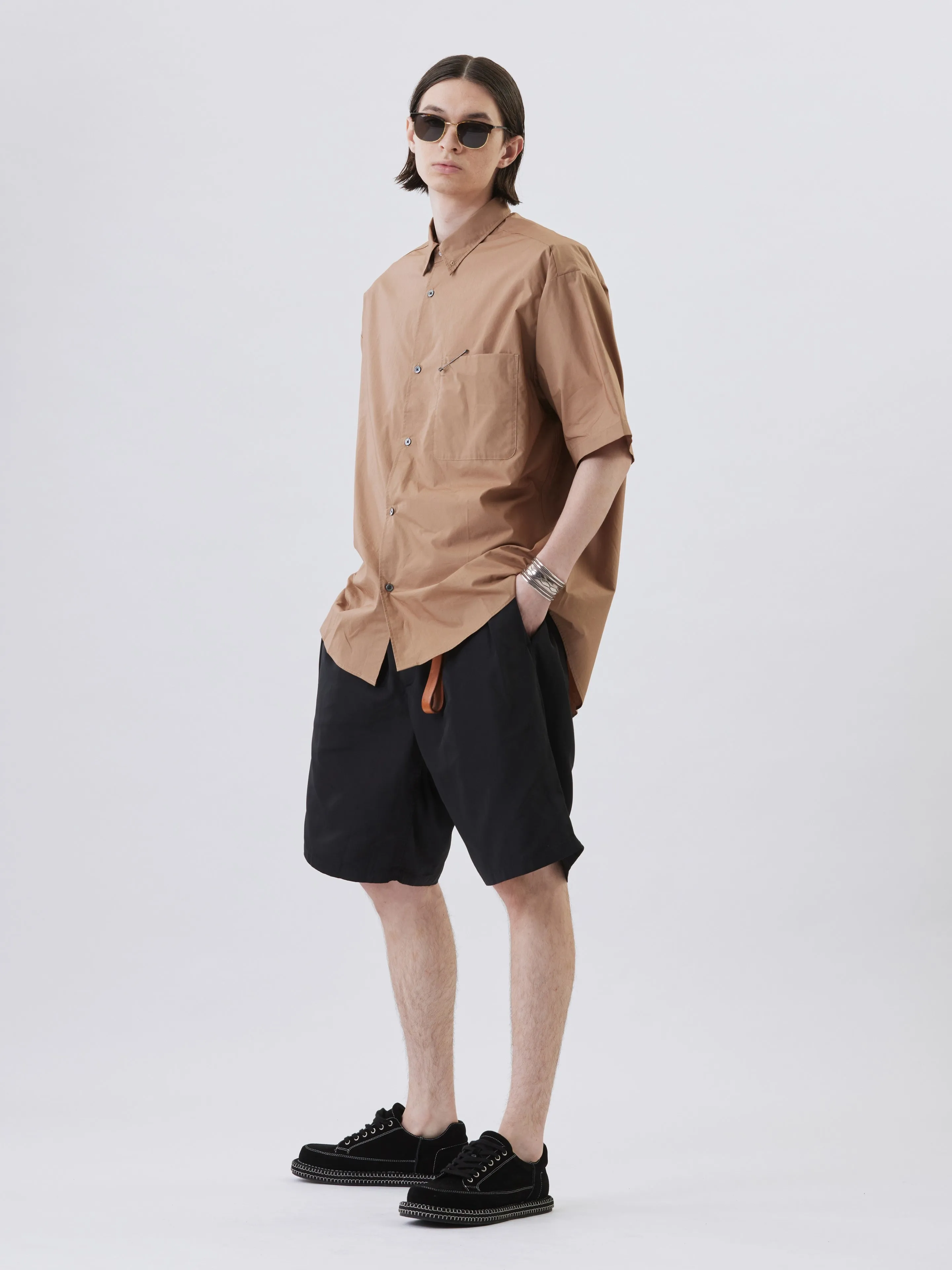 Broad Oversized Regular Collar Shirt
