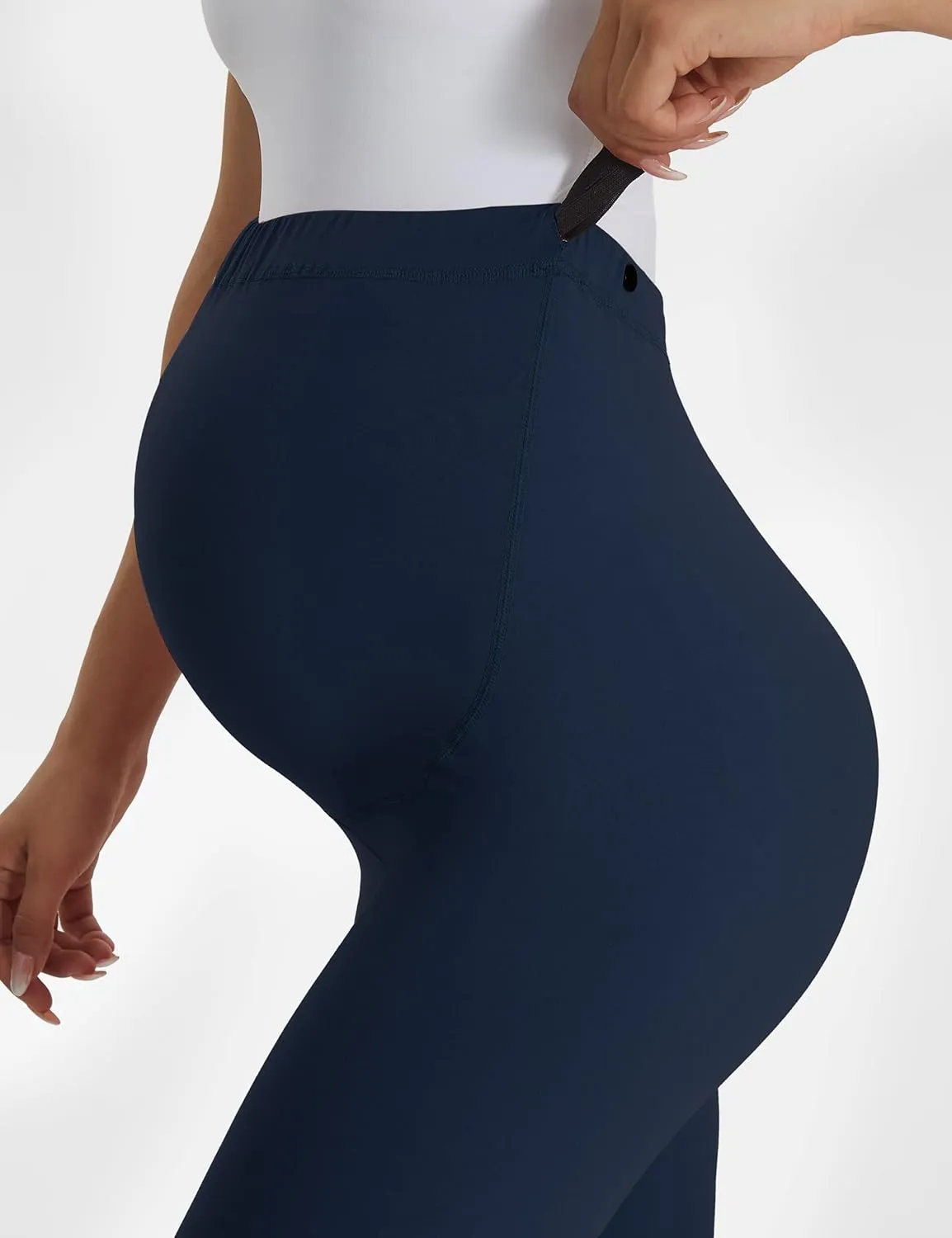 Buttergene Women's Maternity Leggings over the Belly Pregnancy Active Wear Workout Yoga Tights Pants