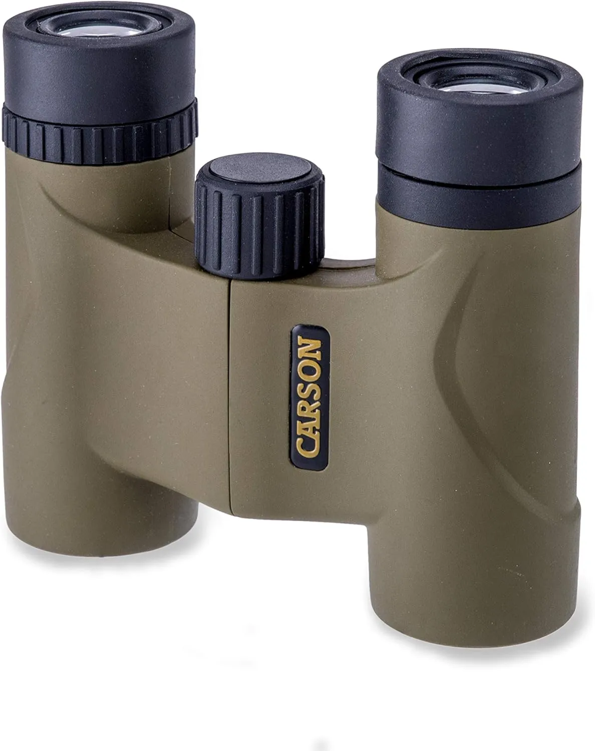 Carson Stinger 8x22mm Compact and Lightweight Binoculars for Travel, Bird Watching, Nature Viewing, Safari's, Concerts and Sporting Events (HW-822),Olive Green