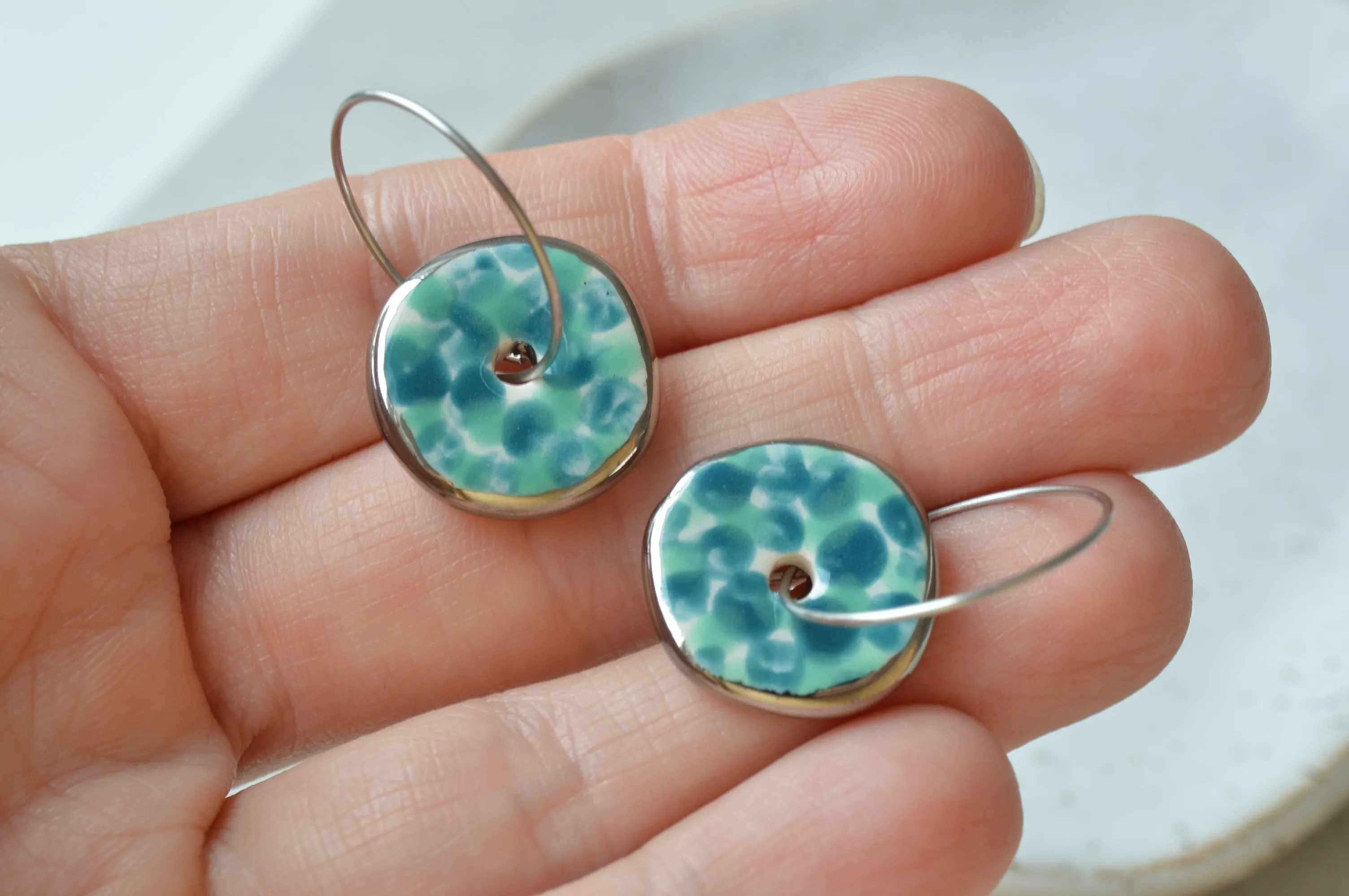 Ceramic Earrings No. 39