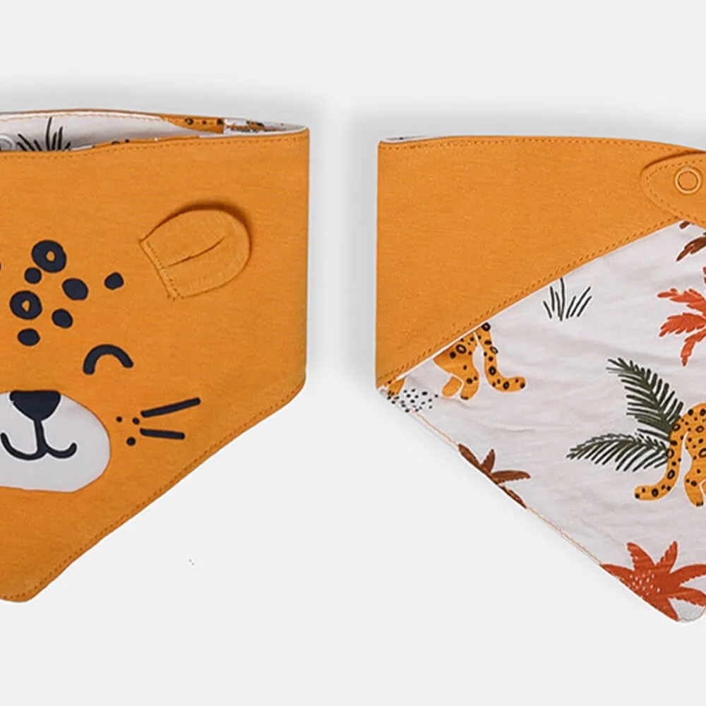 CLB Pack of 2 Mustard Tiger Bib 3064
