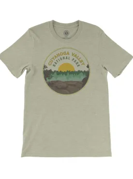Cuyahoga Valley Sun Tee - Heather Stone