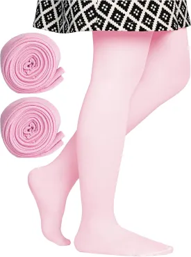 Dancina Toddler and Girls Microfiber Footed Tights (Multiple Solid Colors)