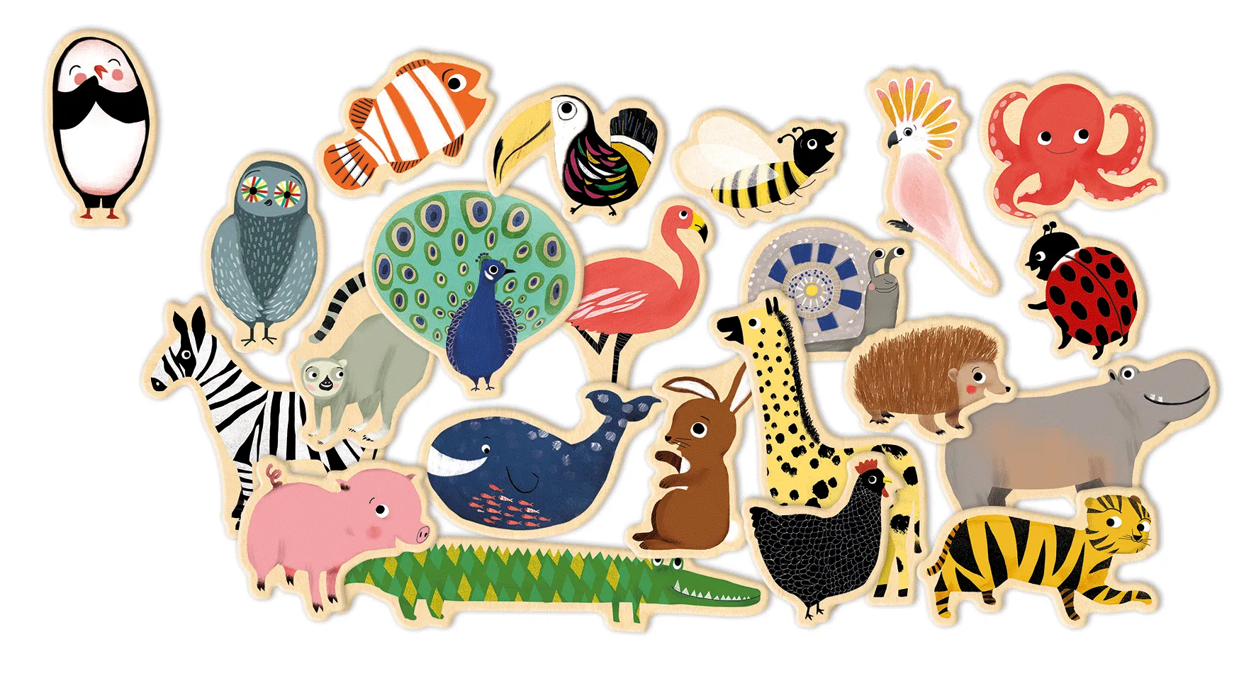 Djeco Magnimo Wooden Magnets