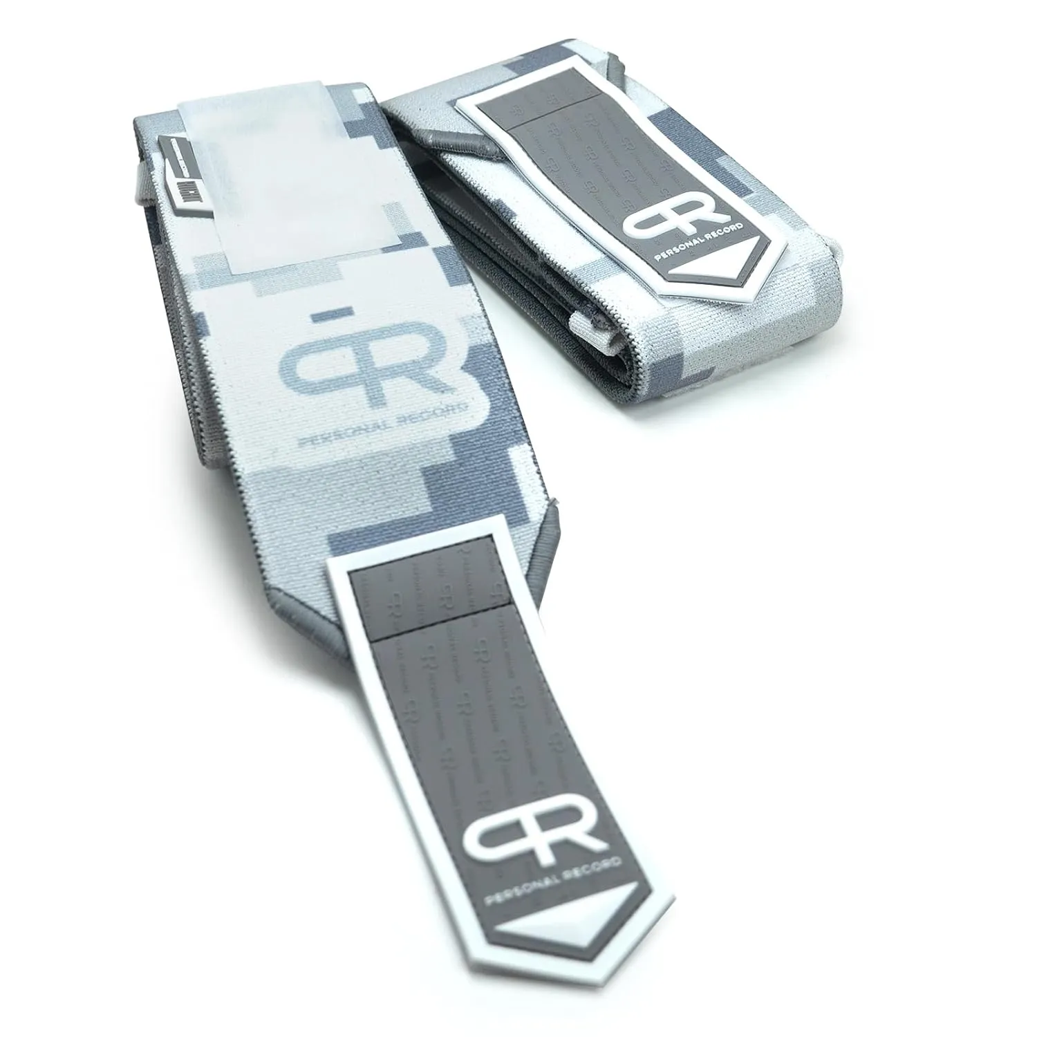 Elbow Wraps for Weightlifting - Heavy Duty Construction, 25% More Elasticity, Reinforced Stitching, Extra Wide Fastener, Easy to Adjust, (Digital Snow)
