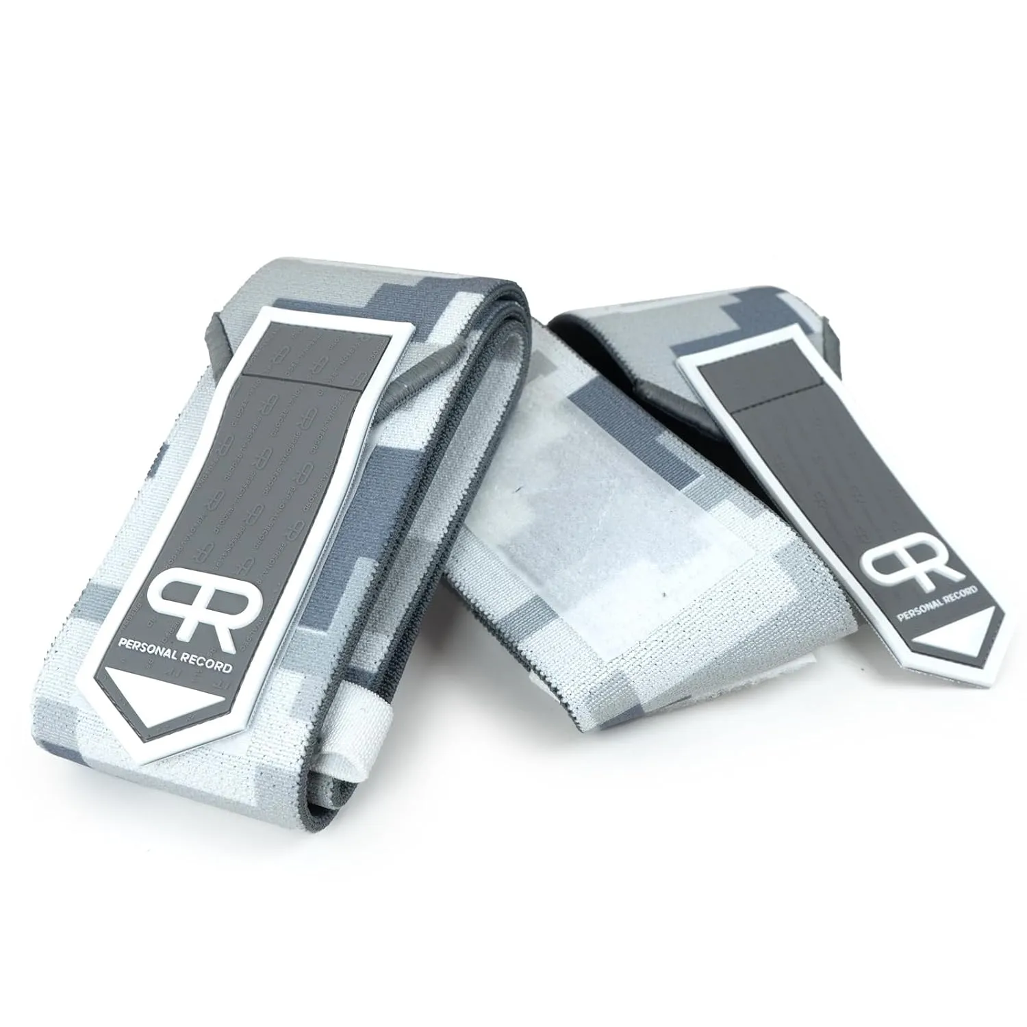 Elbow Wraps for Weightlifting - Heavy Duty Construction, 25% More Elasticity, Reinforced Stitching, Extra Wide Fastener, Easy to Adjust, (Digital Snow)
