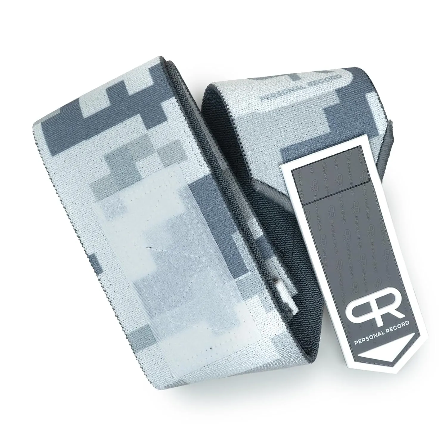 Elbow Wraps for Weightlifting - Heavy Duty Construction, 25% More Elasticity, Reinforced Stitching, Extra Wide Fastener, Easy to Adjust, (Digital Snow)