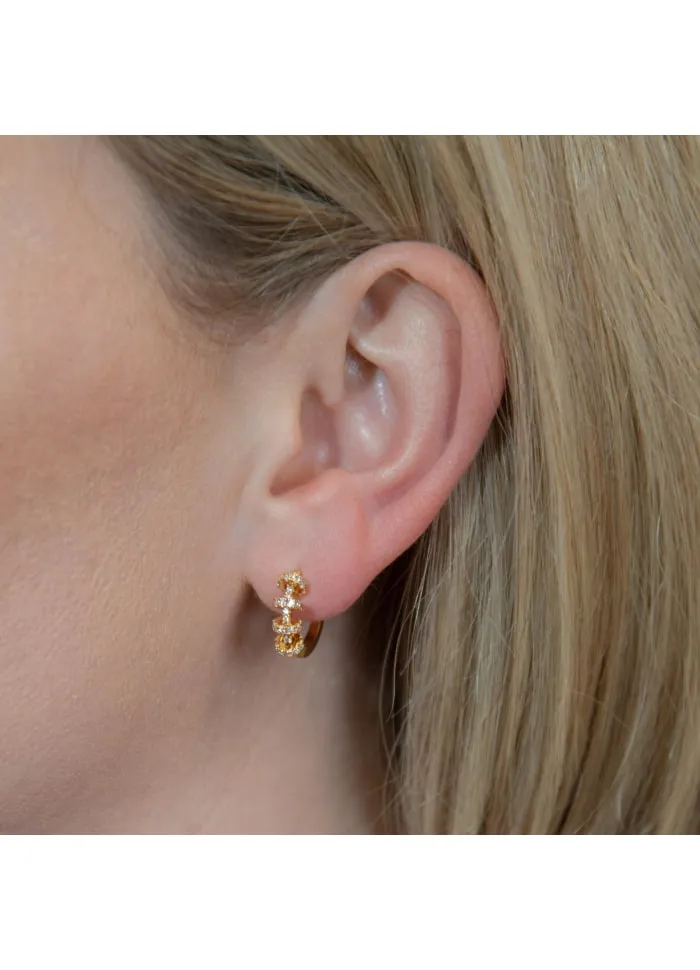 Emilia by Bon Dep - Medium Ring Hoops