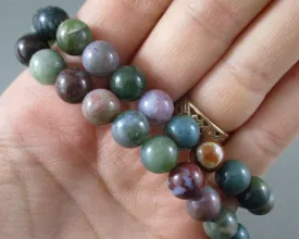 Fancy Jasper Bead Strand Round Various Sizes