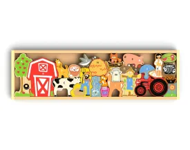 Farm A to Z Puzzle & Playset