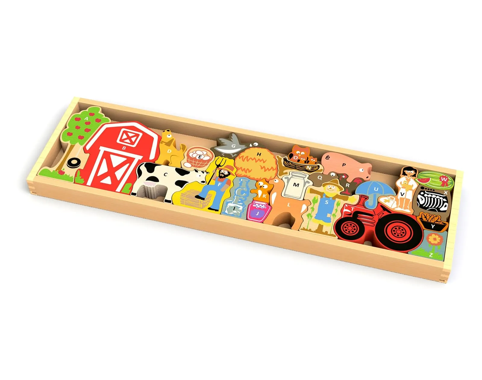 Farm A to Z Puzzle & Playset