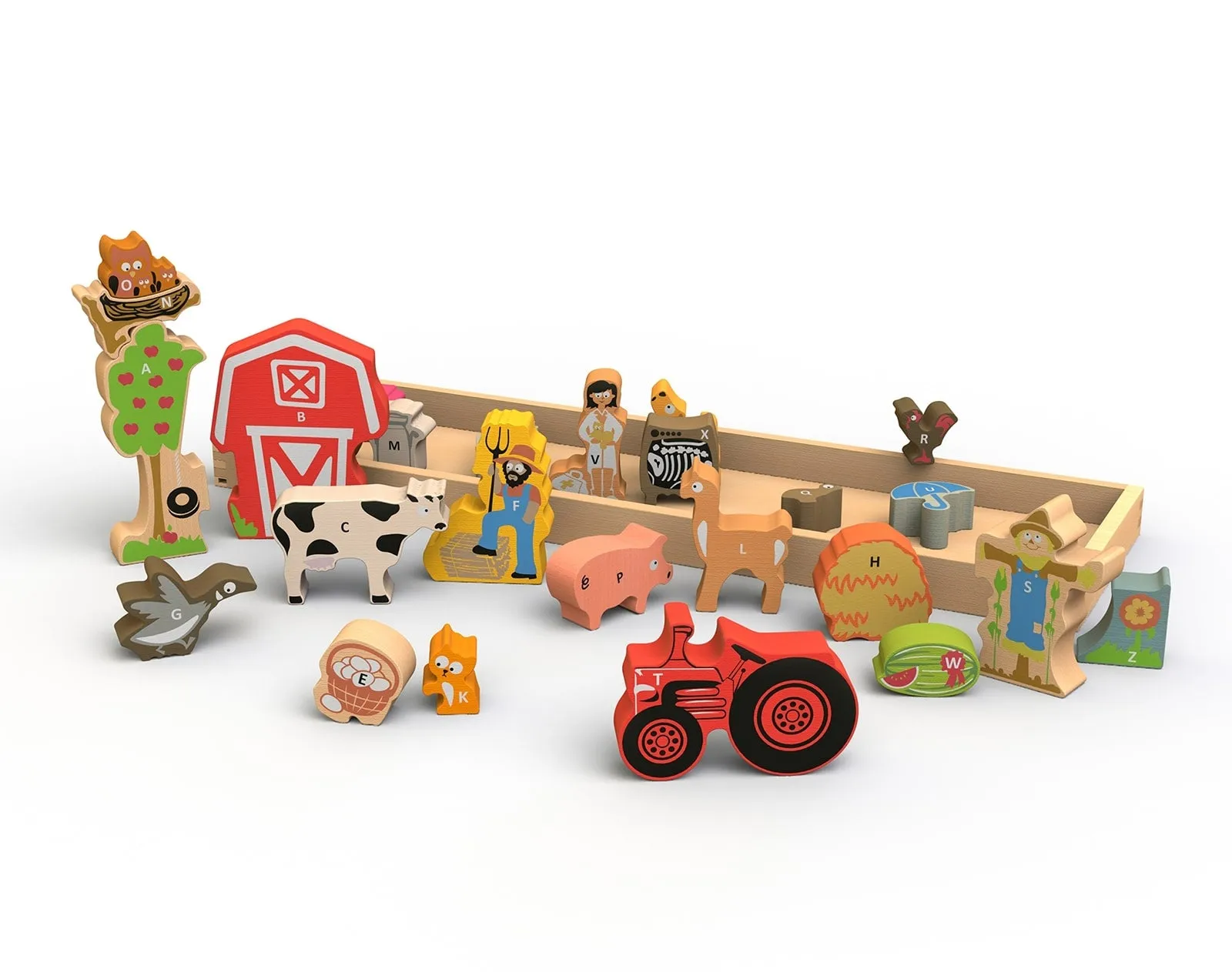 Farm A to Z Puzzle & Playset