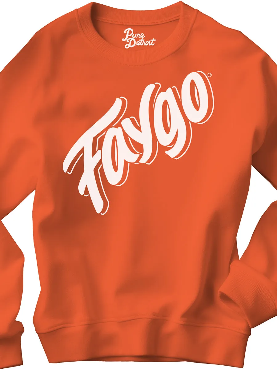 Faygo Heavyweight Crewneck Sweatshirt - Orange Pop