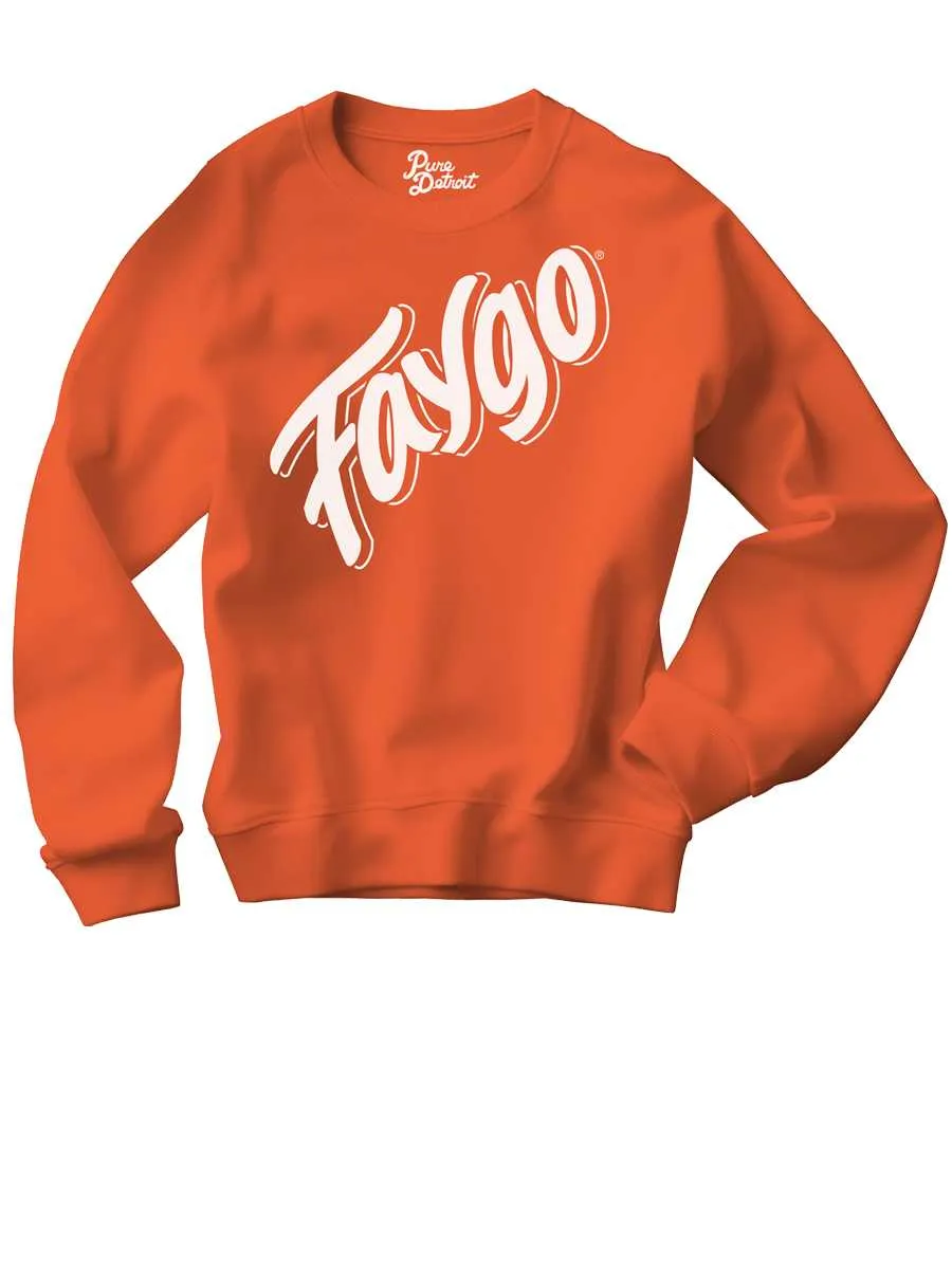 Faygo Heavyweight Crewneck Sweatshirt - Orange Pop