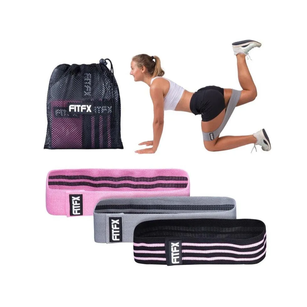 FITFX Set of 3 Resistance Bands multi colors
