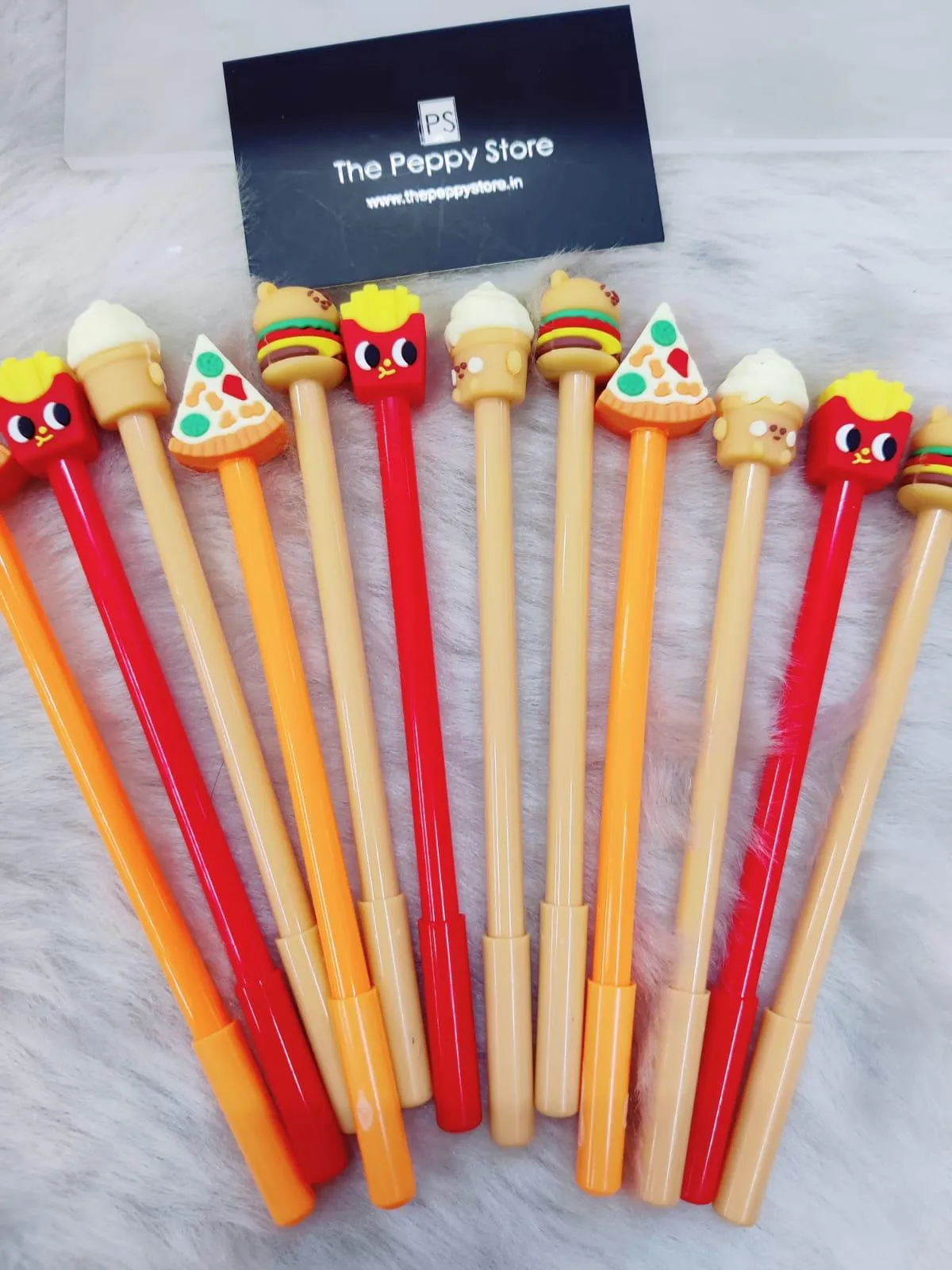Food-Themed Pens (Set of 12)