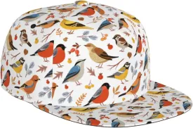 Funny Baseball Cap, Flat-Brimmed Hat, Adjustable Snapback Hat for Men and Women