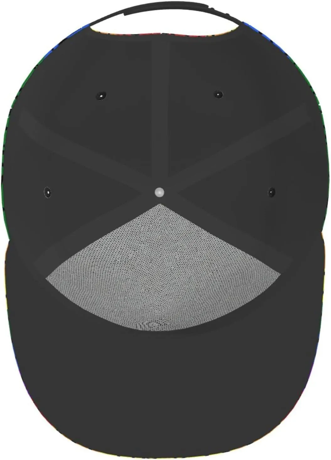 Funny Baseball Cap, Flat-Brimmed Hat, Adjustable Snapback Hat for Men and Women