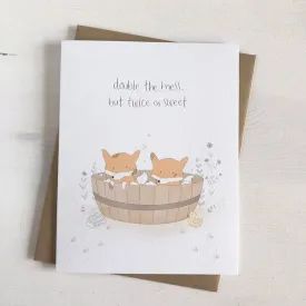 Greeting Card - Double the Mess