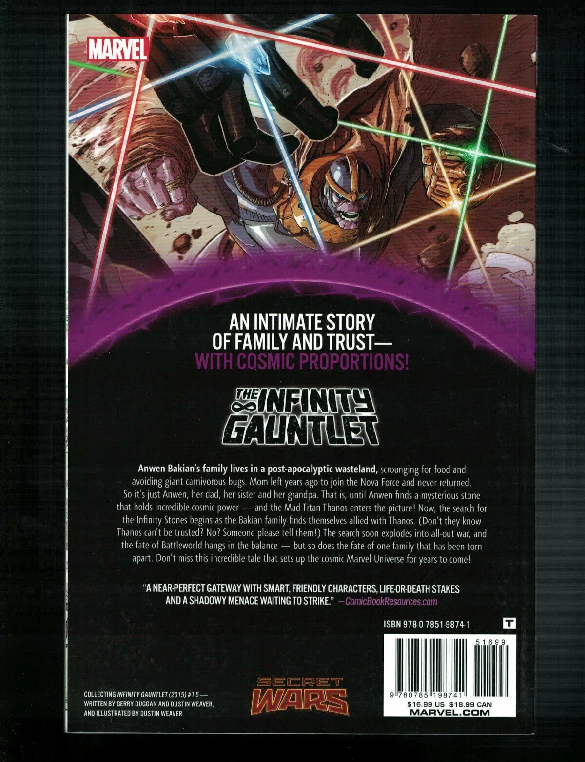 Infinity Guantlet: Warzones! TPB Marvel Comics (2015) 1st Print NEW!