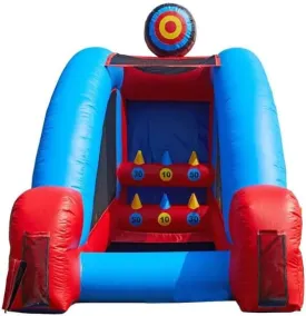JumpOrange Knock IT Off Archery Target Game Inflatable (with Blower), Kids and Adults, Commercial Grade, Rental Game, Knock Down Targets, Toss Throwing Game, Outdoor Indoor, 15oz PVC Vinyl, <90 LBS