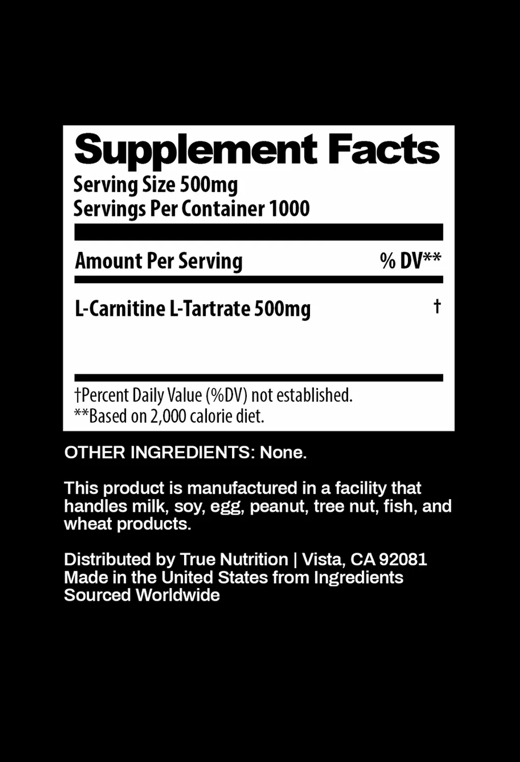 L-Carnitine L-Tartrate Powder