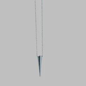 Large Sterling Silver Spike Necklace
