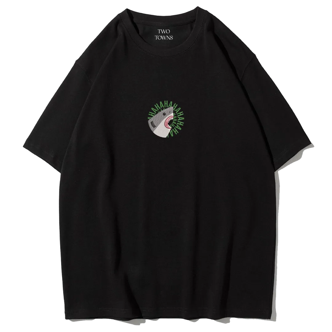 Laughing Shark Tee (B&W)