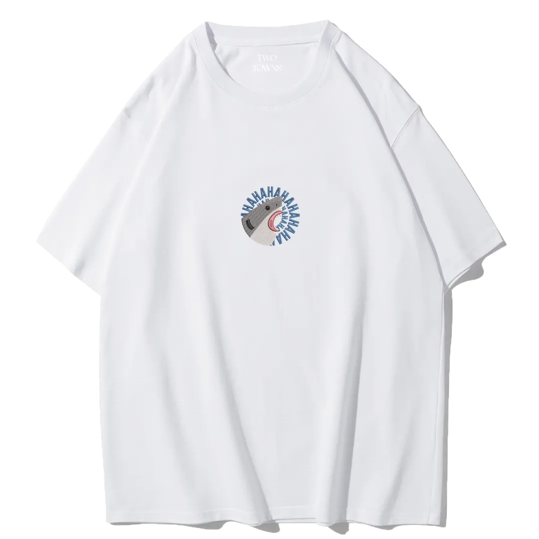 Laughing Shark Tee (B&W)