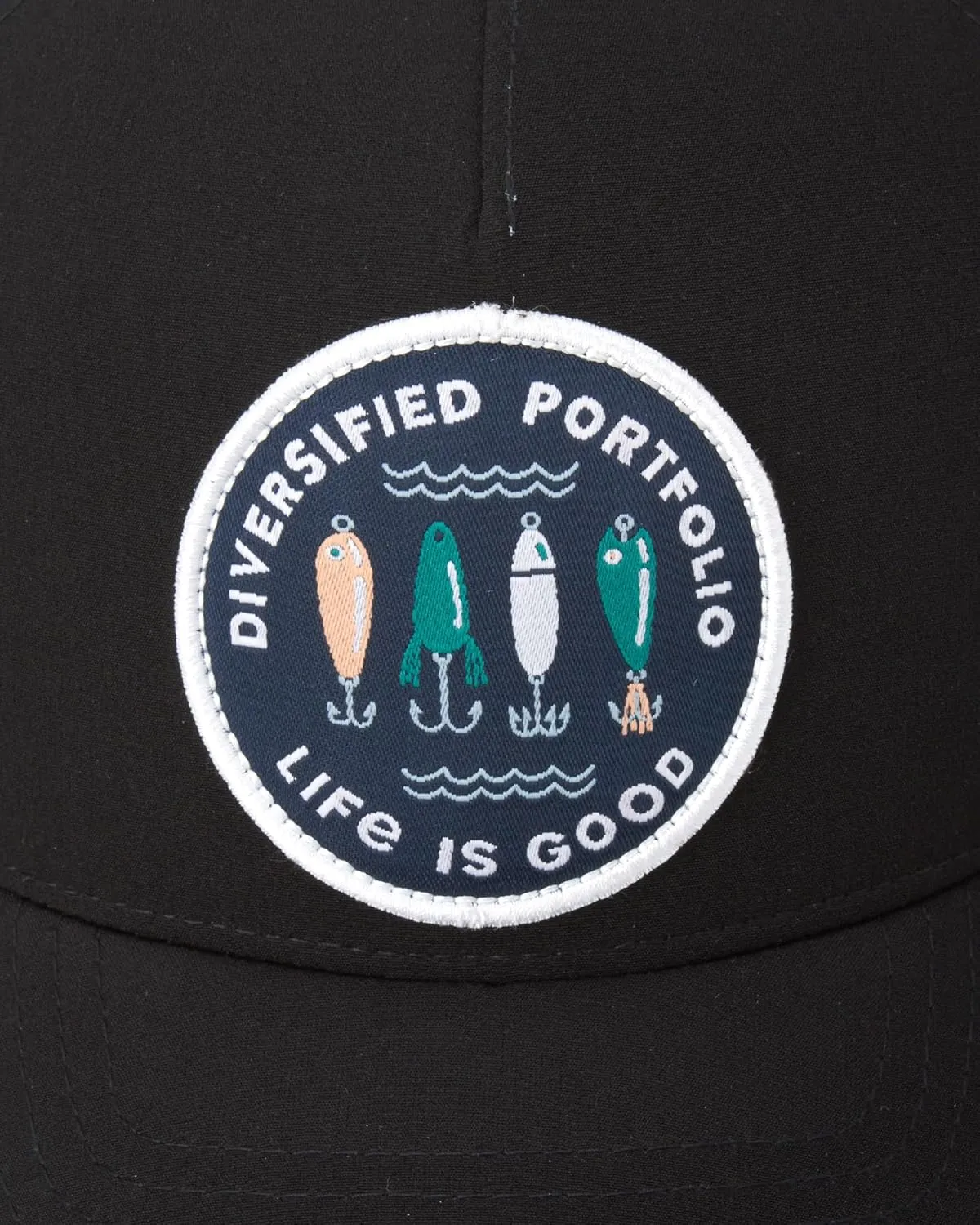 Life is Good Men's Trucker Hat - Mesh-Back Logo Patch Adjustable Baseball Cap