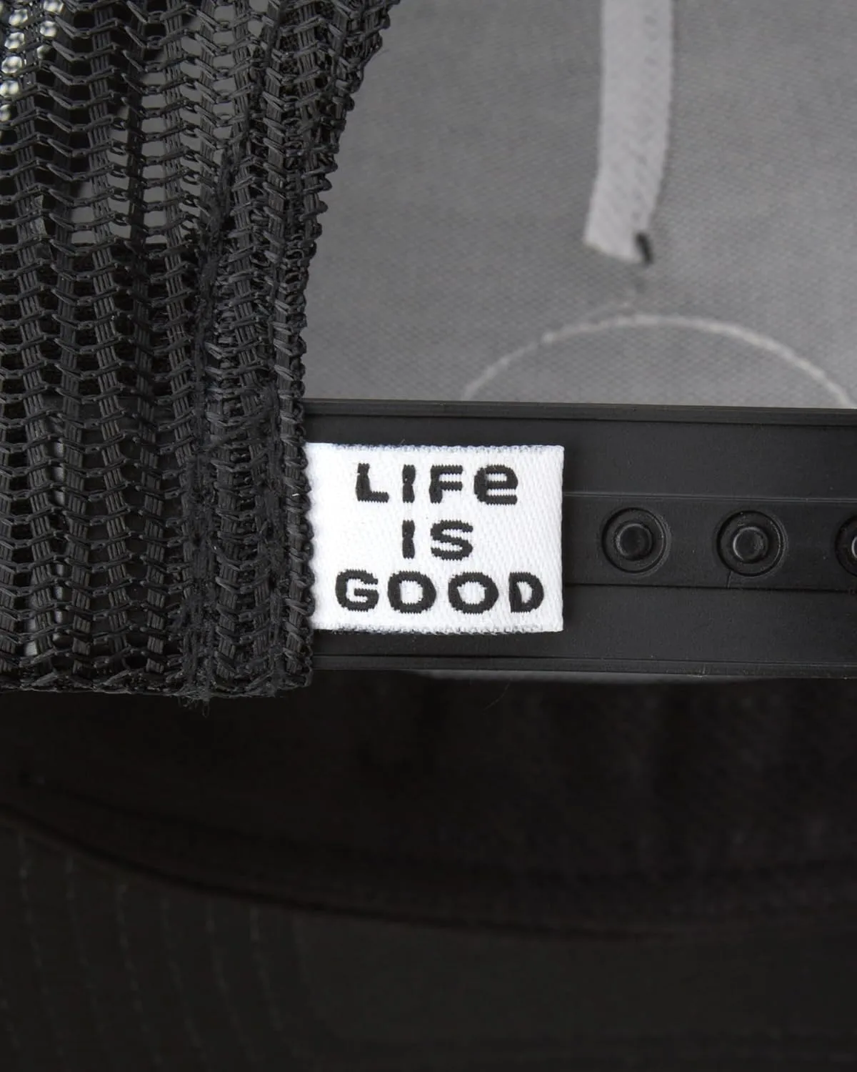 Life is Good Men's Trucker Hat - Mesh-Back Logo Patch Adjustable Baseball Cap