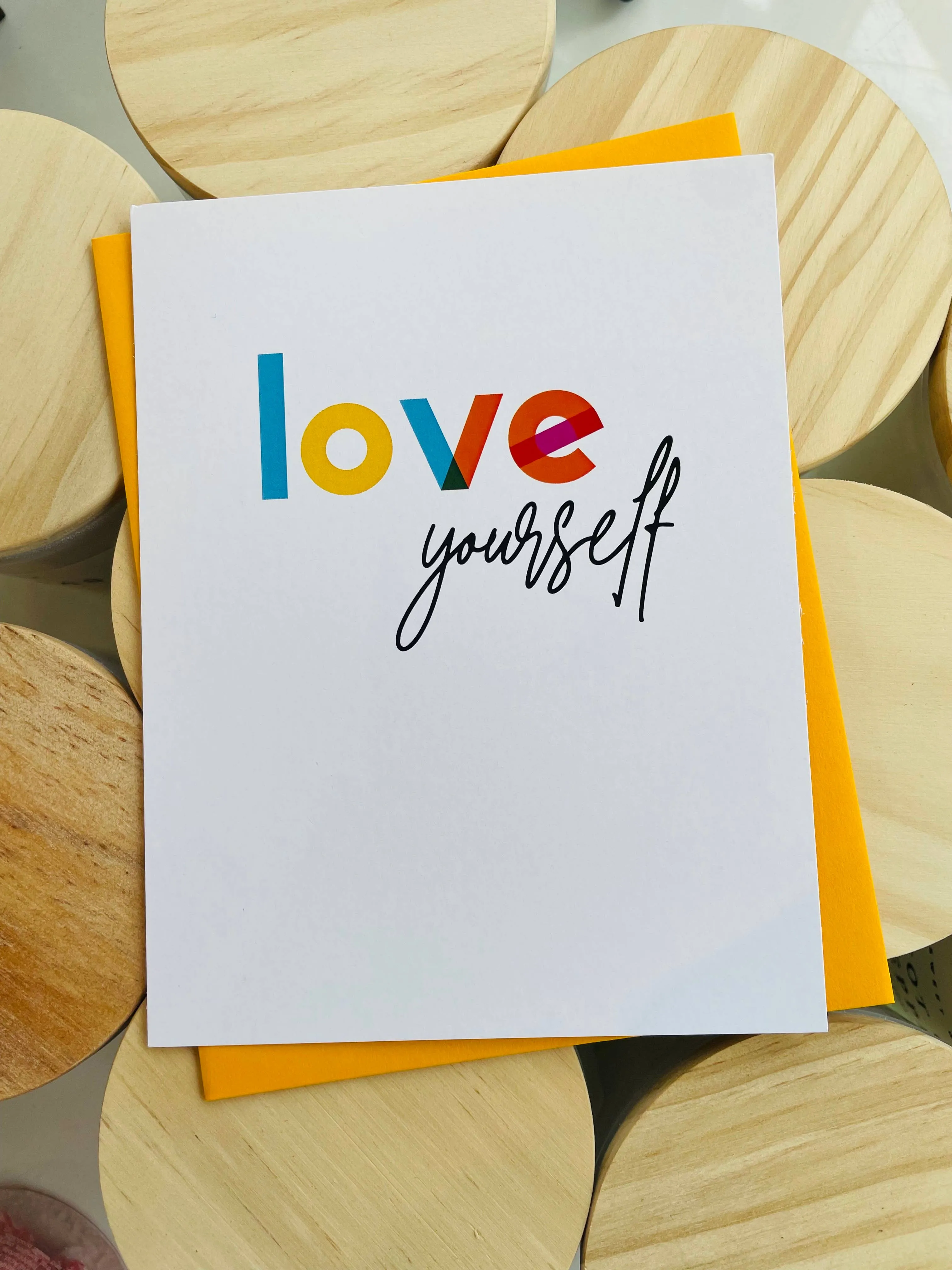 Love Yourself Greeting Card
